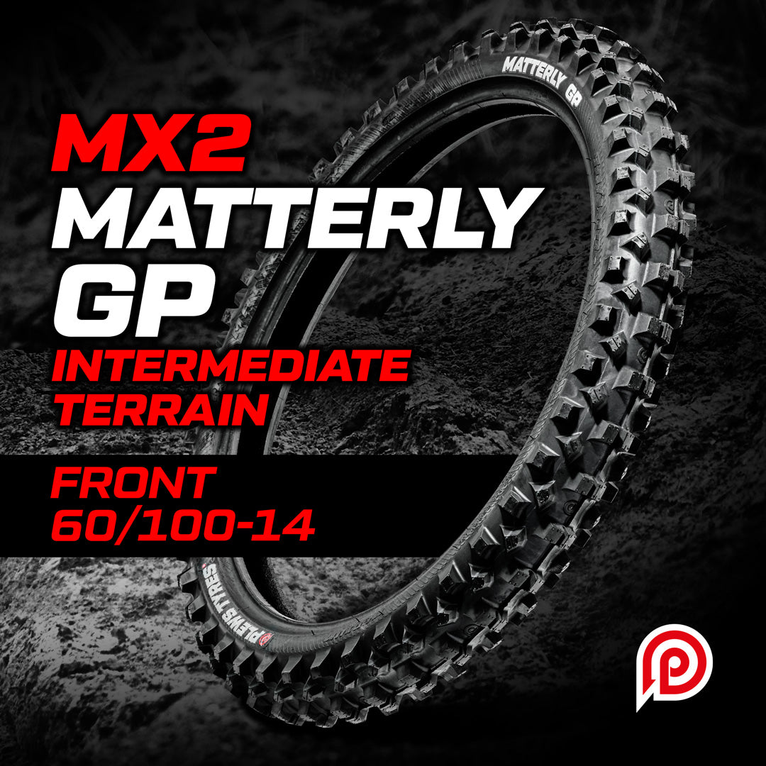 80/100-12 Hard MX3 FOXHILLS GP Rear – Plews Tyres