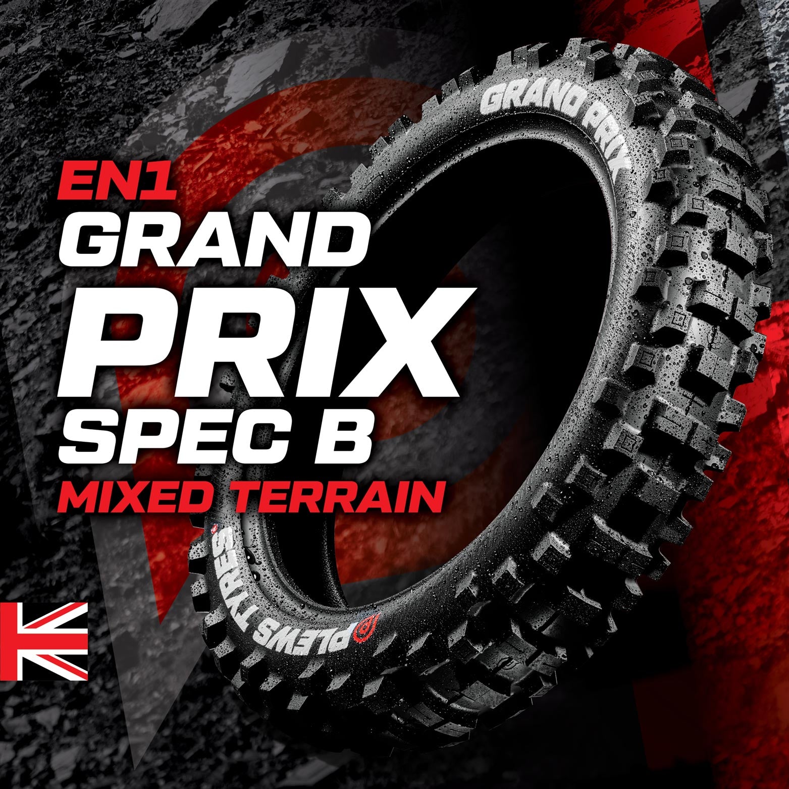 EN1 ENDURO GRAND PRIX Rear Spec B 15mm - 140 / 80 – 18 – Plews Tyres